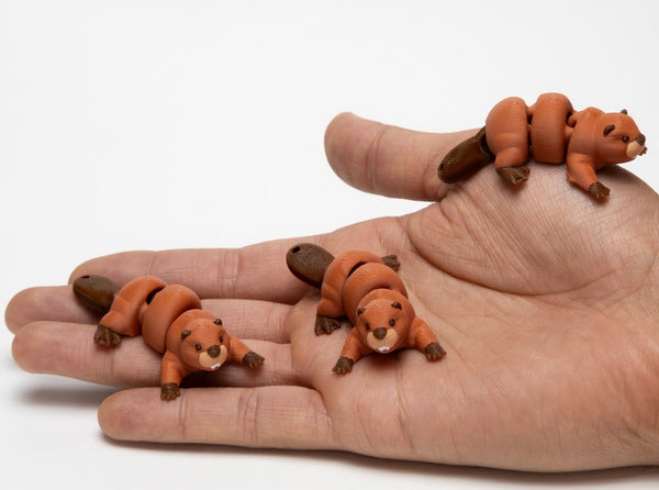 Tiny Beaver - Articulated Keychain