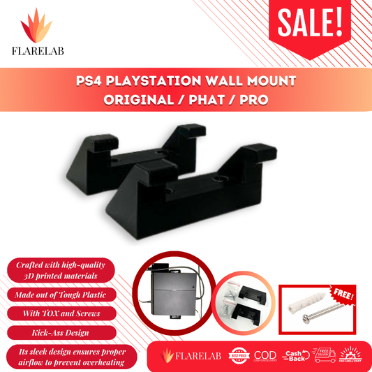 PS4 Playstation Wall Mount SLIM / PHAT / PRO