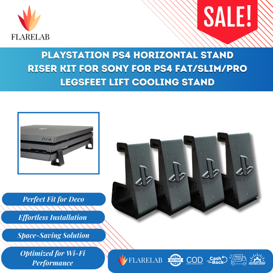 Playstation Ps4 Horizontal Stand Riser Kit For Sony for PS4 Fat Slim Pro LegsFeet Lift Cooling Stand