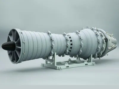 Printable Turbojet Engine Working Model – Model Kit