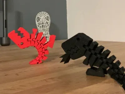 The Original Dragon Flexi Rex Articulated Classic – Flexible Toy