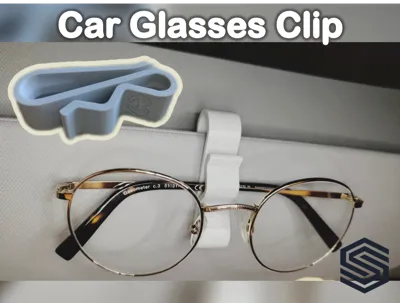 Car Glasses Clip Sunglass Visor Mount – Vehicle Accessory