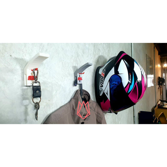 Helmet Holder for Spyder  Helmet Hook with Key Hook and Hanger for Motorcycle Jacket Suitable