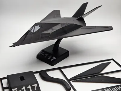 F117 Plane Kit Card Stealth Aircraft – Model Kit