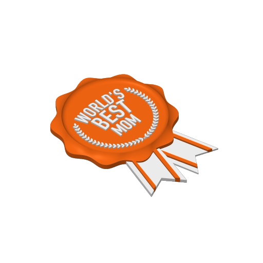 World's Best Mom Medal Award Mother's Day Gift – Novelty Gift