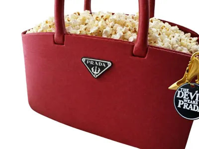 Devil Wears Prada Popcorn Bucket Movie Night Decor – Novelty Decor