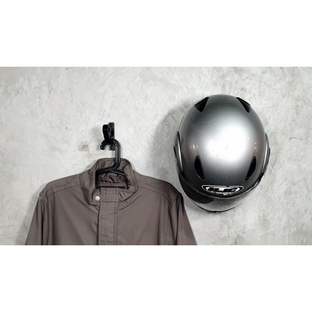 Helmet Wall Mount Motorcycle Holder Universal KNUCKLE Model