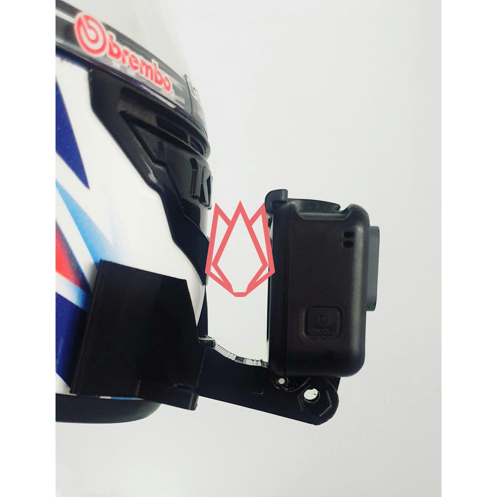 Action Camera Chin Mount / Go Pro ARTEMIS model Camera Helmet Mount