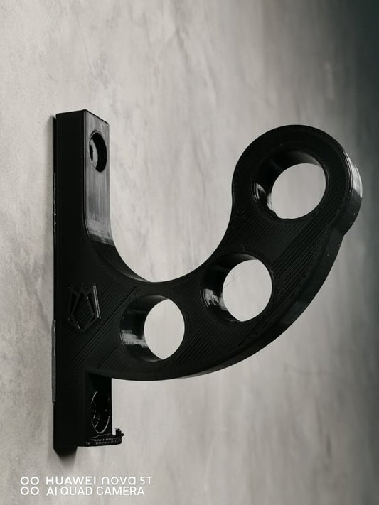 Helmet Wall Mount Motorcycle Holder Universal KNUCKLE with Keyholder