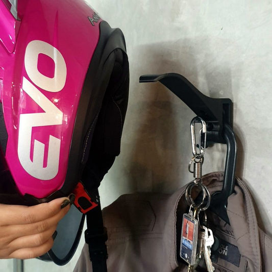 Motorcycle Helmet Hook Helmet Holder VALKYRIE for EVO SPYDER AGV SEC Helmets
