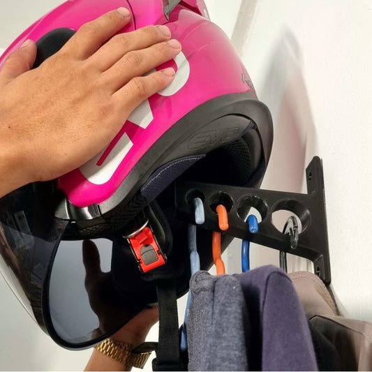 Motorcycle Helmet Hook Holder RHINO compatible EVO SPYDER AGV SEC KYT HJC NHK